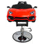 Kids Barber Chairs - Luxury Supercar Style Red