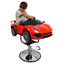 Kids Barber Chairs - Luxury Supercar Style Red