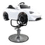 Kids Barber Chairs - Swift Cayenne Style White