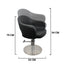 Salon Styling Chair - Contoured Comfort Ergonomic Salon Styling Station