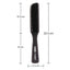 Gabri - Skin Fade Brush Silver Wooden Soft Fader