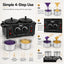 Gabri - Double Pot Wax Heater Warmer (Black)