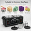 Gabri - Double Pot Wax Heater Warmer (Black)