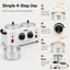 Gabri - Double Pot Wax Heater Warmer (White)