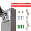 Gabri - Classic Barber Pole Light With Open Sign 85cm