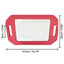 Eson - Salon Mirror Two Handed Foam Pink 41x25cm