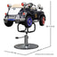 Kids Barber Chairs - Retro Police Car Navy Blue