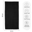 Gabri - Premium Salon Fibre Towel Black (Pack of 6)