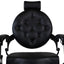 Barber Chair - Vintage Style Black & Matte Black Accents