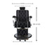 Barber Chair - Elegant Black & Silver Diamond-Stitched & Silver Accents