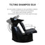 Backwash Chair - Premium Contour Basin Adjustable Chair Black