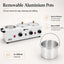 Gabri - 3 Pot Wax Heater Warmer White