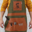 Eson - Hair Cutting Apron Canvas & Leather Collection