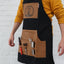 Eson - Hair Cutting Apron Canvas & Leather Collection