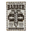 Eson - Old Fashioned Barber Shop Metal Plaque Sign 20x30cm