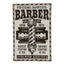 Eson - Old Fashioned Barber Shop Metal Plaque Sign 20x30cm