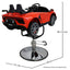 Kids Barber Chairs - Luxury Supercar Style Red