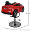 Kids Barber Chairs - Luxury GT Coupe Red