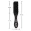 Gabri - Skin Fade Brush Silver Wooden Soft Fader