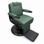 Barber Chair - Retro Green & Matte Black Accents