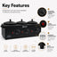 Gabri - 3 Pot Wax Heater Warmer Black