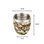 Eson - Shaving Bowl Stainless Steel Skull Collection
