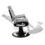 Barber Chair - Luxurious Belmont Grey & Black Accents