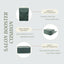 Kids Booster Seats - Professional Salon & Barber Cushion Green
