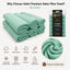 Gabri - Premium Salon Fibre Towel Mint Green (Pack of 6)