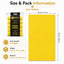Gabri - Premium Salon Fibre Towel Sun Yellow (Pack of 6)