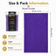 Gabri - Premium Salon Fibre Towel Royal Purple (Pack of 6)
