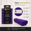 Gabri - Premium Salon Fibre Towel Royal Purple (Pack of 6)