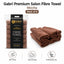 Gabri - Premium Salon Fibre Towel Mocha (Pack of 6)