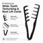 Gabri - Professional Wide-Tooth Texturising & Root Lift Comb Grey