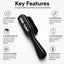 Gabri - Skin Fade Brush Black Wooden Soft Fader Small
