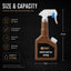 Gabri -  Water Bottle Spray Brown 270ml