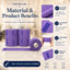 Gabri - Professional Disposable Neck Strips Purple (Pack of 5)