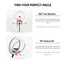 Eson - LJJ-36 Dimmable LED Ring Light with Phone Holder & Tripod 14 inch (36cm)