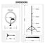 Eson - LJJ-36 Dimmable LED Ring Light with Phone Holder & Tripod 14 inch (36cm)