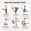 Eson - LJJ-36 Dimmable LED Ring Light with Phone Holder & Tripod 14 inch (36cm)