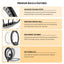 Eson - RL-18 Dimmable LED Soft Ring Light with 3 Phone Holders, Remote & Tripod 18 inch (45cm)