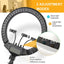 Eson - RL-18 Dimmable LED Soft Ring Light with 3 Phone Holders, Remote & Tripod 18 inch (45cm)