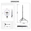 Eson - RL-21 Dimmable LED Soft Ring Light with 3 Phone Holders, Remote & Tripod 21 inch (54cm)