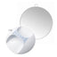 Gabri - Salon Mirror Round Handheld & Wall White 28cm