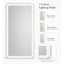 Salon Mirror - Rectangular Frameless LED Mirror with Smart Touch Sensor & 3-Colour Lighting Modes