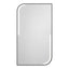 Salon Mirror - Modern Curved Edge Black Framed LED Mirror with Smart Touch Sensor & 3-Colour Lighting Modes