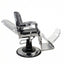 Barber Chair - Elite Black & Chrome Accents