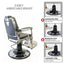 Barber Chair - Elite Black & Chrome Accents