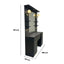 Barber Station Unit - Black & Gold Finish with Marble Effect Counter