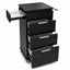 Salon Trolley - Black Marble Drawer Storage Unit